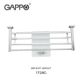 GAPPO Towel Racks Fixed Bath Towel Bars Wall Mounted Towel Holder hooks Brass restroom Towel Rack Bathroom accessories G3824