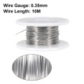 UXCELL 1pcs Heating Wire Nichrome Resistor 27AWG 26AWG 24AWG 22AWG 21AWG Superfine Wire for Heating Elements Long Service Life