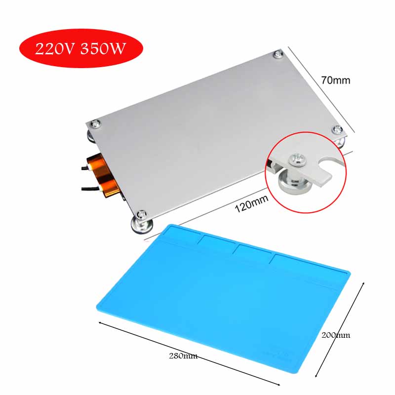 Led lamp bead desoldering station Preheating plate for heating plate LCD lamp strip desoldering BGA chip repair thermostat heat