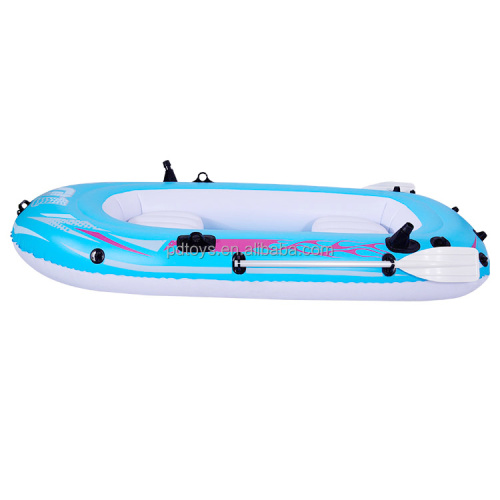 Custom Blue PVC Aayak 3 Person Inflatable Boat for Sale, Offer Custom Blue PVC Aayak 3 Person Inflatable Boat