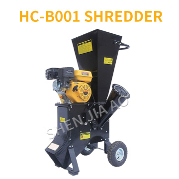 13 horsepower agricultural garden shredder / movable petrol wood shredder / wood chipper