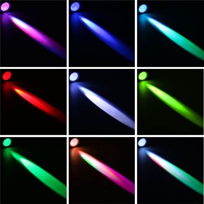 Mising 30W RGBW LED Lighting Pinspot Beam Spotlight Professional DJ DISCO Party KTV Backlight Light 100-240V 4 Plug