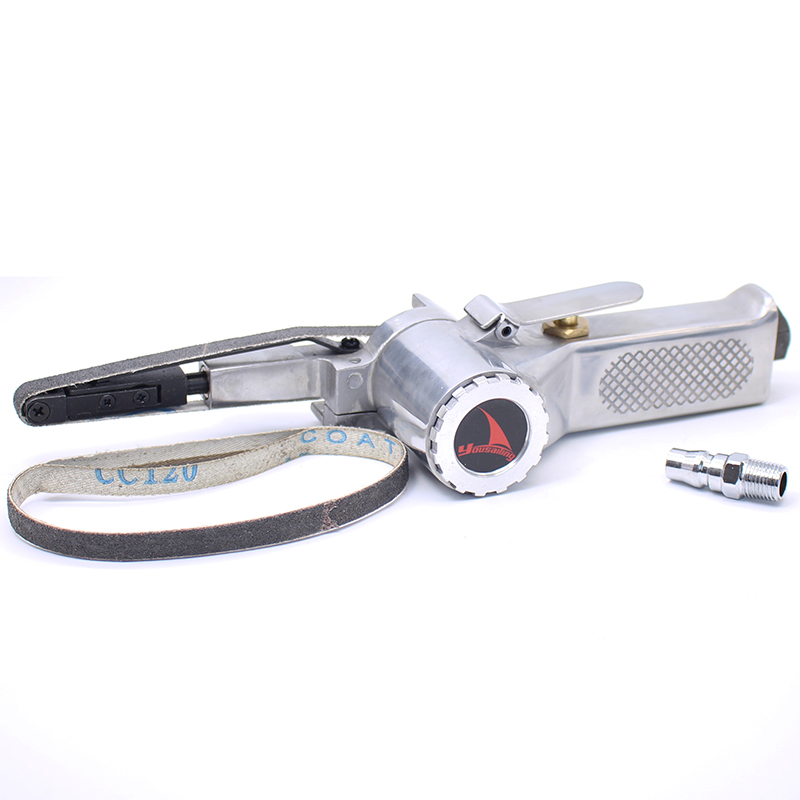 10MM*330 Pneumatic Belt Sander Air Grinding Machine Polisher Tool