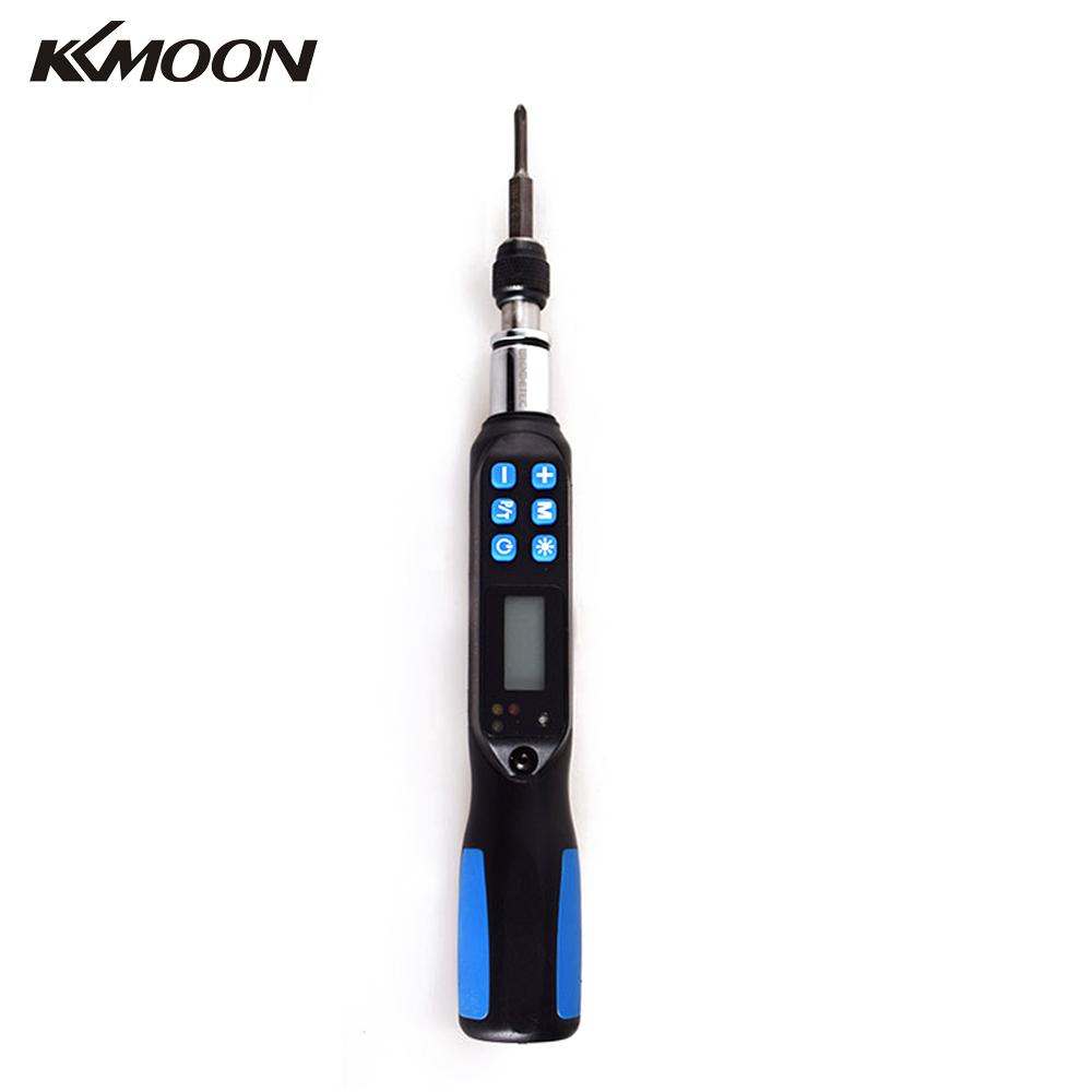 KKMOON Professional Portable Digital 1-10NM Cordless Torque ScrewDriver Handheld Backlight Torque Screw driver Set