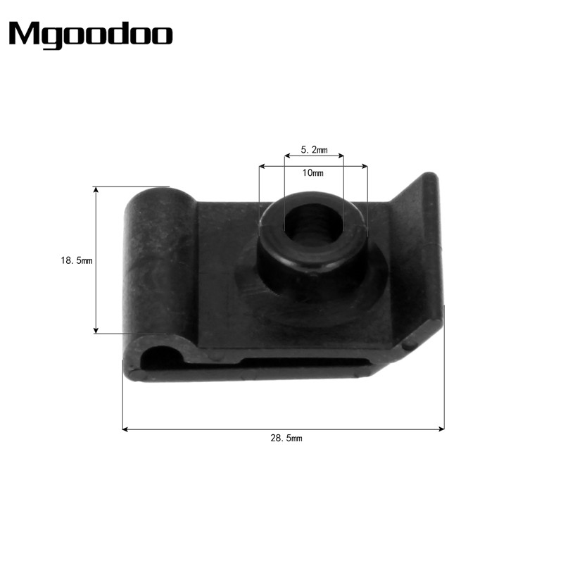 Mgoodoo 20Pcs 90179-05060 U Nut #10 Screw Grommet Clip Nylon Nut Screw Grommet Fender Liner Retainer Clip For Toyota Lexus
