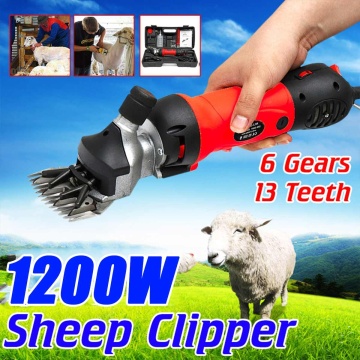 1200W 6 Gears Speed Electric Sheep Goat Shearing Machine Clipper Farm Shears Cutter Wool scissor Cut Machine With Box