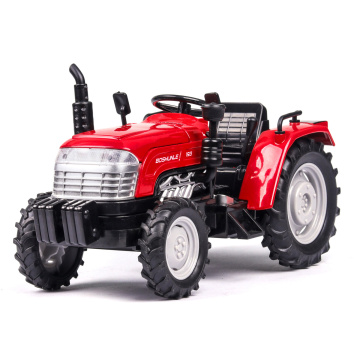 HOMMAT 1:32 Scale Farm Tractor Truck Vehicle Model Car Metal Alloy Diecast Toy Car Model Gift Kids Toys For Children Boys Red