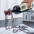 Magic Metal Suspension iron Chain Wine Racks European Retro Creative Handmade Restaurant Bar Stand Bracket Display Stand