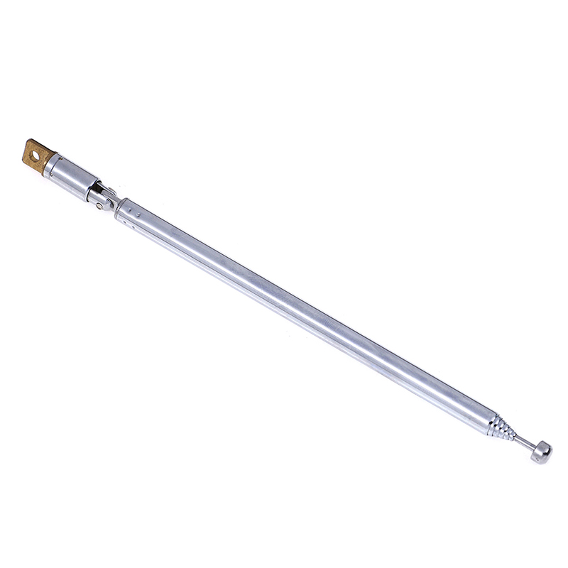 7 Sections Telescopic Antenna Aerial for Radio TV silver Expanded total length 765MM