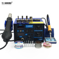 SAIKE 952D 2 in 1 SMD Rework Soldering Station Hot Air Gun Solder Iron Desoldering digital display nozzle Air gun handle