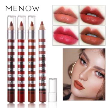 Professional Matte Lip Liner Pencil 4 Colors Rose Red Nude Pumpkin Lip Cream Long Lasting Waterproof Lip Contour Pen TSLM1