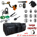 Outdoor Advanture Big Capacity Metal Detectors Bag for Carrying Shovels Underground Metal Dtector Tool Organizer Bag