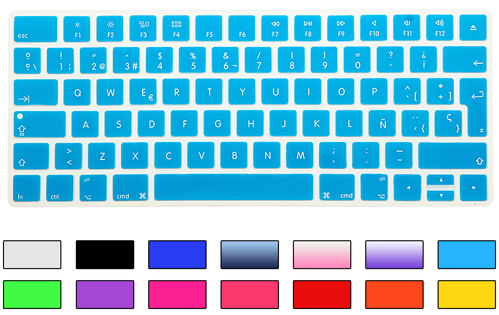 Spanish Keyboard Cover Silicone EU Euro ESP For New iMac Magic Magic 2 Bluetooth Keyboard PC Computer Skin Protector