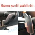 L+ R Steering Wheel Gear Shifter Paddle Extension Trim Fit For Subaru BRZ Toyota GT86 2017-2019 Carbon Fiber