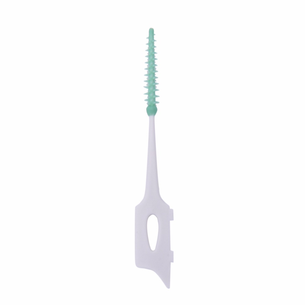 40pcs/2box Push-Pull Interdental Brush Gum Interdental Brush Toothbrush Oral Care Toothpick Orthodontic Wire Brush
