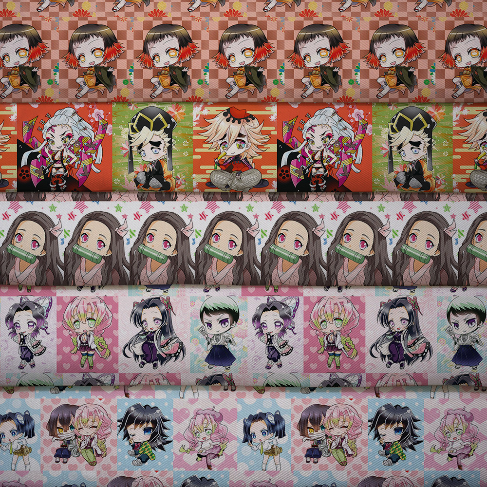 140cm*50cm Cartoon Printed Polyester Fabric Cotton Patchwork For Sewing Dress Cloth Making Puppet. F7947