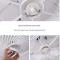 modern led ceiling fan lamps with lights 50cm smart app bluetooth remote control ventilator lamp Silent Motor bedroom decor