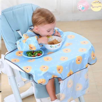 Baby Long Sleeve Bib Set Easy to Clean Easy To Dry Waterproof Lightweight Children Kids Doll Toys Girls Boys Birthday Gift