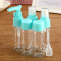 5pcs/set Portable Spray Refillable Bottles Kit Plastic Face Cream Lotion Makeup Container Home Travel Empty Spray Refill Bottles