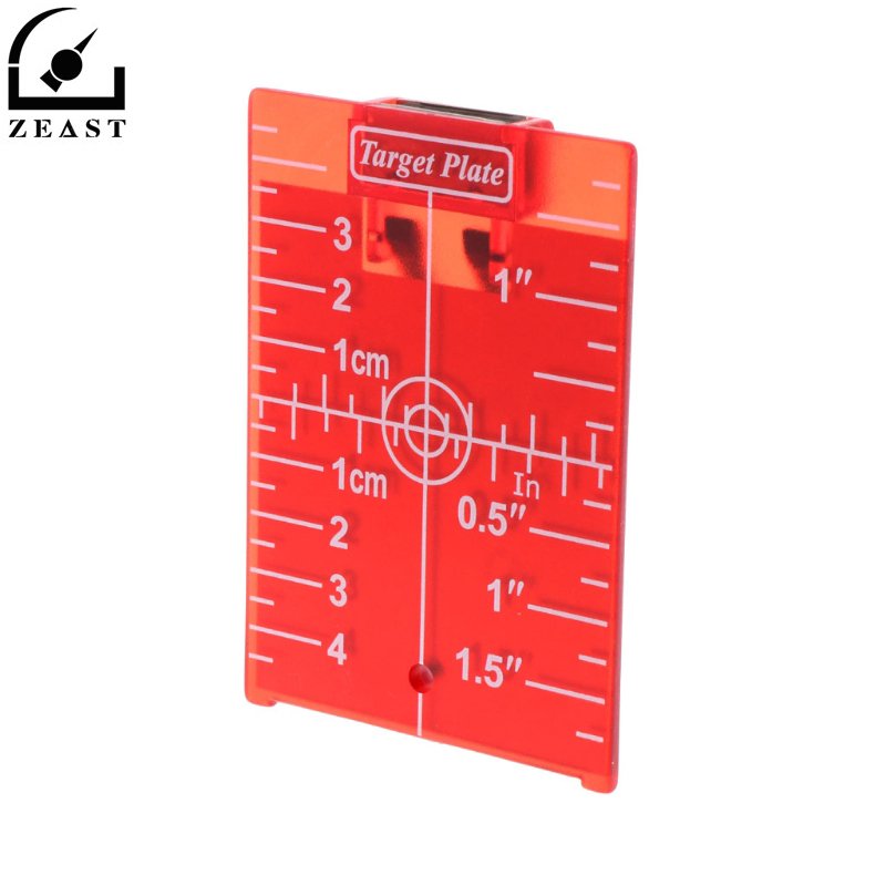Target Board Laser Level Infrared Distance Measurer Magnetic Red Rotary Cross Line Level Measurer Laser Range Finder