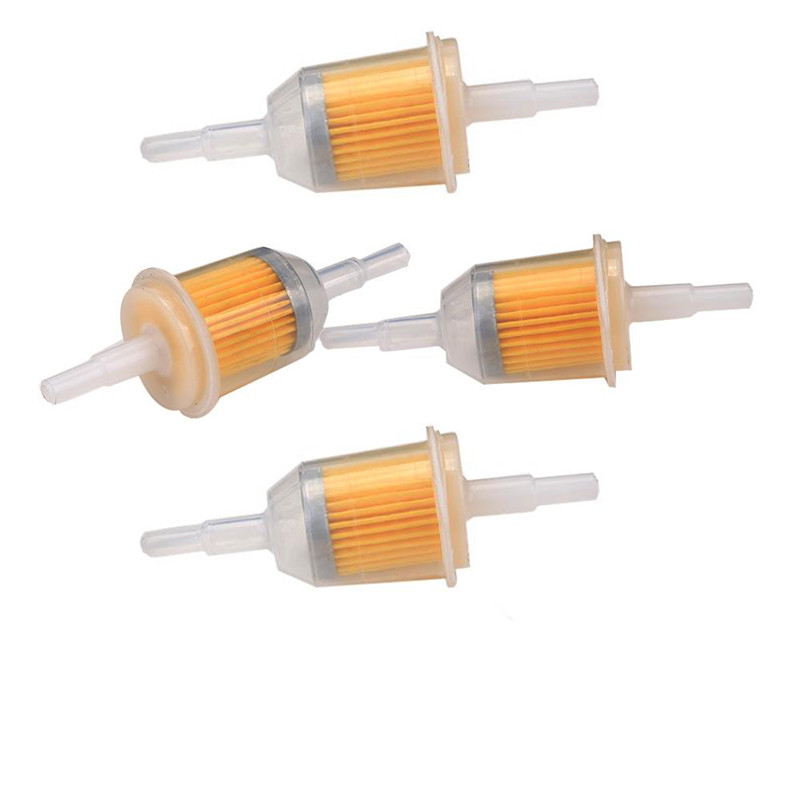 10pcs Universal Inline Gas/Fuel Filter 6MM-8MM 1/4" For Lawn Mower Small Engine Auto Accessories Motorcycle Accessories Oil Filt