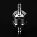 6/8/10/12mm Aluminum Auto Car Fuel Non Return Check Valve One Way Petrol Diesel For Car Ship Motorcycle Fuel Systems