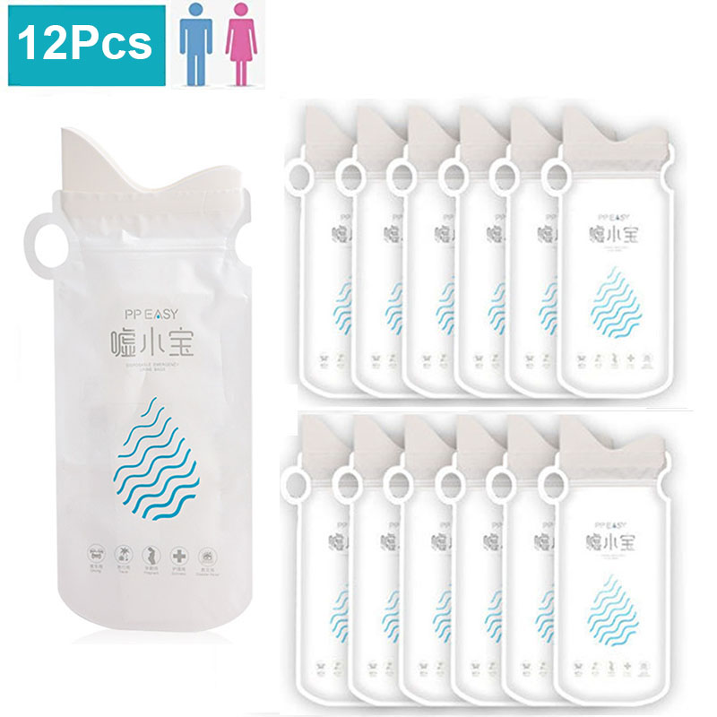 New 700ml Portable Emergency Urine Bag Disposable Vomit Bags For Men And Women Travel Mini Mobile Toilets Kids Using Outdoors