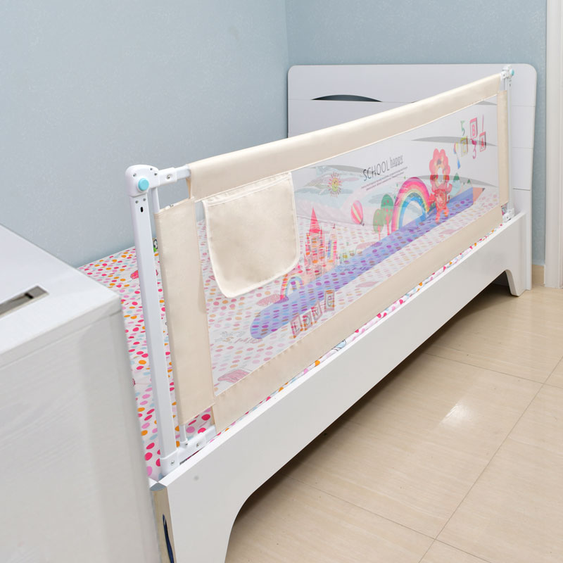 baby playground on bed fence rail safe playpen bed guardrail barrier rail foldable home kids security barrier crib care fencing