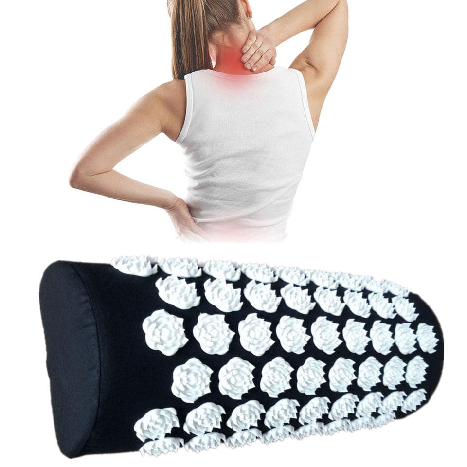 Getinfit Massager Pillow Relieve Pain For Adult Man Woman Acupuncture Spike Protect Neck Health Care Pillow Massage Cushion