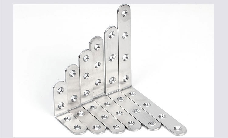 Thick stainless steel right angle furniture corner bracket ,90 angle,L shape fixed bracket connector,strong,furniture hardware