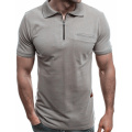Men's Polo Shirts Summer Top Solid Zipper Casual Shirts for Men Clothing Short Sleeve Top Polo Shirt Men Polos Para Hombre
