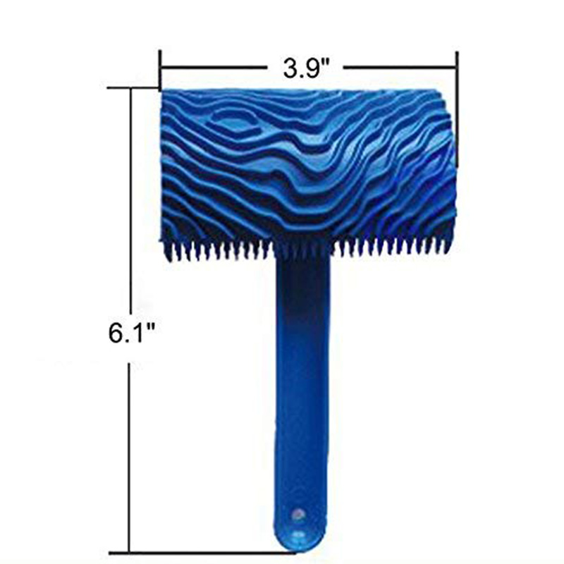 Pattern Paint Roller mitation Wood Tool Set Eg300T 7 Inch Rubber Roller + Ms16 Imitation Realistic Wood Grain Coating Embo Tools