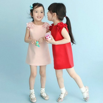 Children Clothing Flower Sleeveless Cotton Girls' Dresses for 2-8Y Kids Wear Girls Summer Dress Casual Dresses Kids Clothing