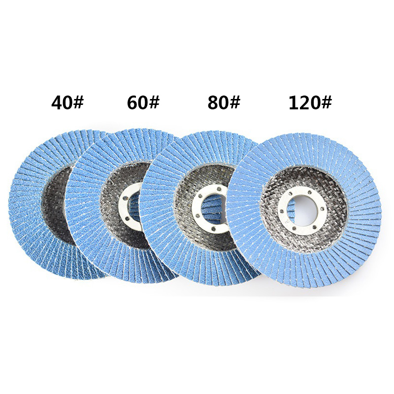 CMCP 115x22mm Flap Sanding Disc For Angle Grinder 40/60/80/120 Grit Grinding Flap Discs Metal Wood Abrasive Tools Grinding Wheel