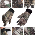 Anti-Slip tactical gloves policia Camping Camo Glove fit jungle 2 in1 Full finger and Half finger Hunting Camouflage Gloves