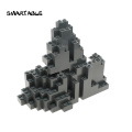 Smartable Rockery Mound Rock Building Blocks MOC Parts Toys For Castle Garden Compatible Major Brand 6082/6083/23996 8pcs/lot