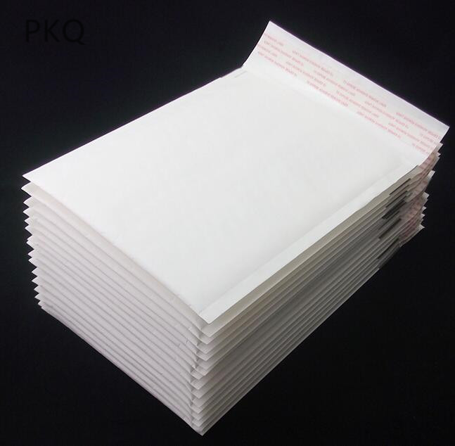 white paper Bubble Mailer Padded Envelopes White Paper Packaging Shipping Bags blank white Bubble Mailing Envelope Courier Bags
