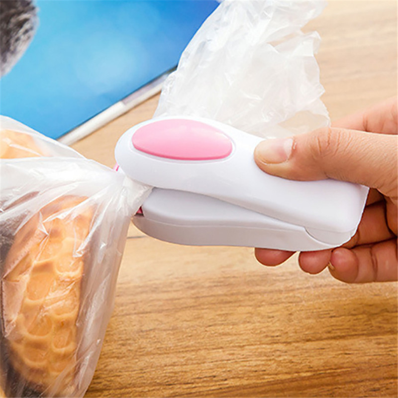 Kitchen Accessories Cozinha Portable Mini Sealing Machine Home Bag Heat Sealer Food Vacuum clip Sealer Kitchen Utensils Gadget-S