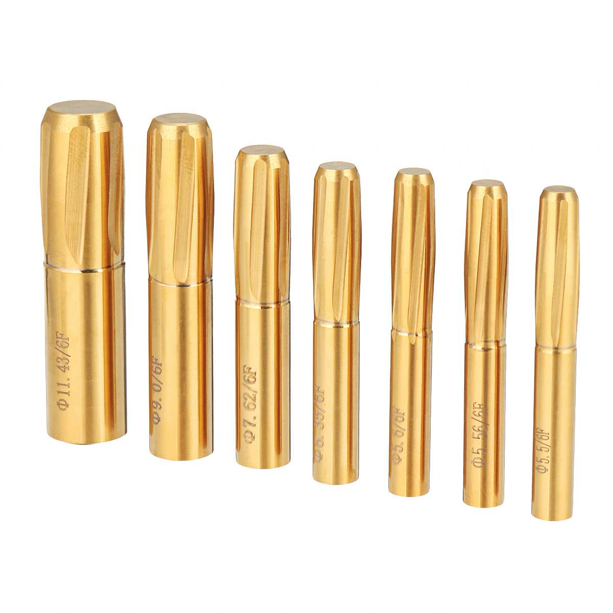 Spiral Reamer 6 Flutes 5.5-11.43mm Rifling Button 5.5mm 5.56mm 5.6mm 7.62mm 11.43mm Chamber Helical Machine Tools Reamer