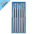 6pcs 2.35mm handle tungsten steel milling cutter olive carving knife micro-carving knife