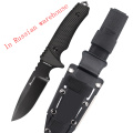HX OUTDOORS 58-60 HRC D2 blade advanced rubber handle hunting fixed knife outdoor camping tactical utility knives survival hardn