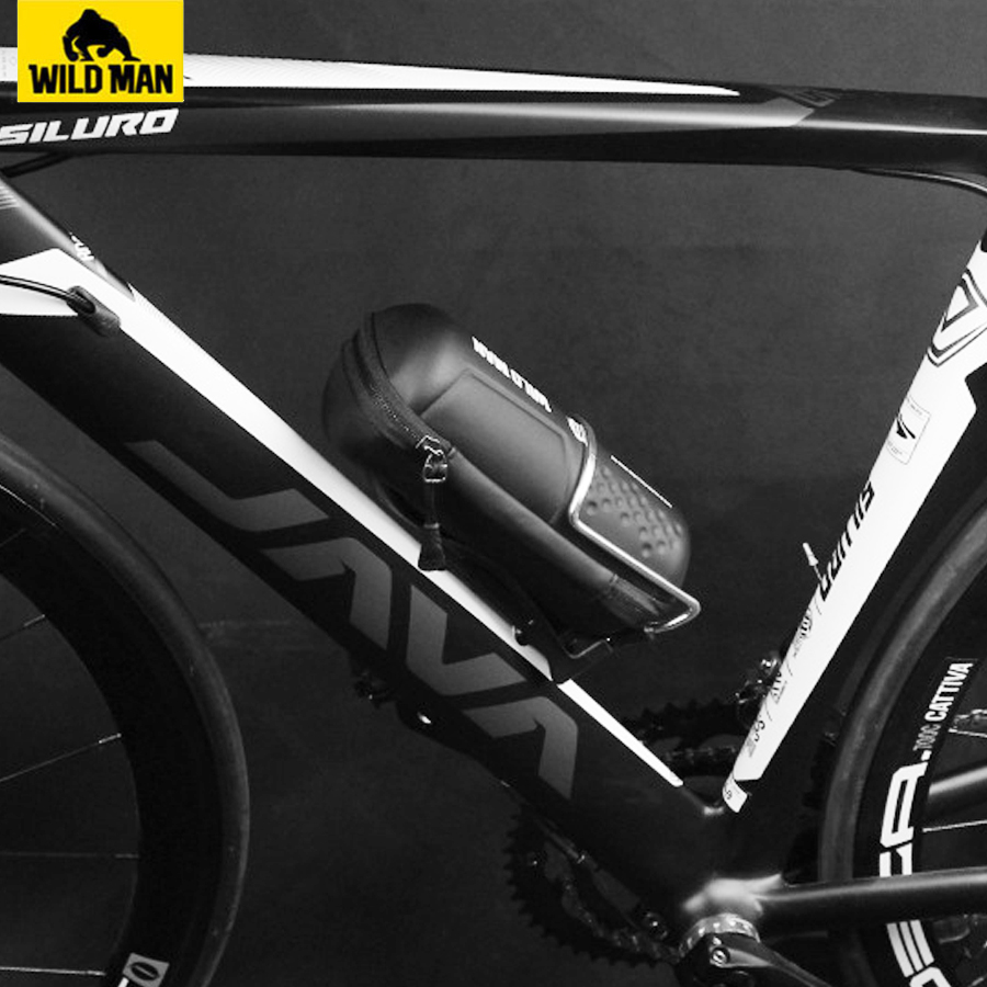 WILD MAN Bicycle Tool Bag Capsule Box Cycling Repair Tools Kit Case Bike Frame Storage Boxes MTB Road Bike Tool Bag Accessories