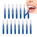 Hot 25 pcs/pack Oral Care Push-Pull Interdental Brush Orthodontic Wire Toothbrush 0.5mm Gum Brush Dental Floss Toothpick