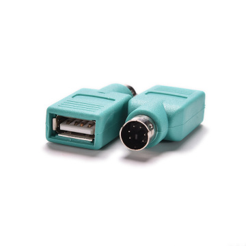 2 PCS USB 2.0 Female To PS2 PS/2 Male Converter Adapter For PC Keyboard Mouse Mice Computer Connector