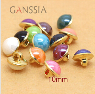 20pcs/lot Candy color Metal Imitation Bottom Buttons Shank Sewing Buttons for Clothing garment (ss-631)