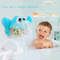 New Cute Crab Cartoon Baby Bath Bubble Toy Shower Kids Toys Automatic Blowing Bubble Maker Music Bubble Machine Children Gift