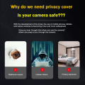 200pcs Mobile Phone Privacy Sticker WebCam Cover Shutter Magnet Slider Plastic For iPhone Web Laptop PC iPad Tablet Camera Cover