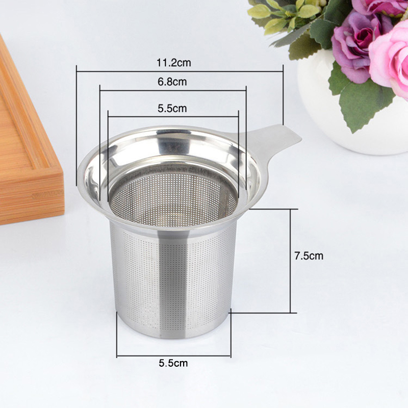 Reusable Stainless Steel Mesh Tea Infuser Tea Strainer Teapot Tea Leaf Spice Filter Drinkware Kitchen living room Accessories