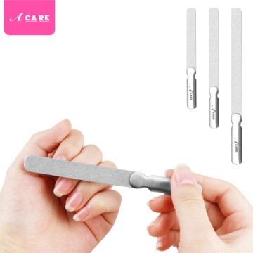 1pc Nail File Set Stainless Steel Round Head Professional Metal Manicure Pedicure Tools Woman Toenail Beauty Dead Stubborn Skin