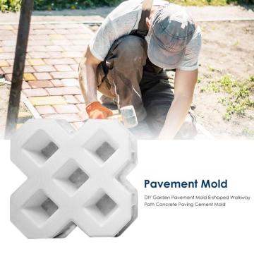 Hot Sale Paving Molds Delicate Design Solid DIY Garden Yard Road Pavement Mold Path Paving Cement Brick Concrete Mould